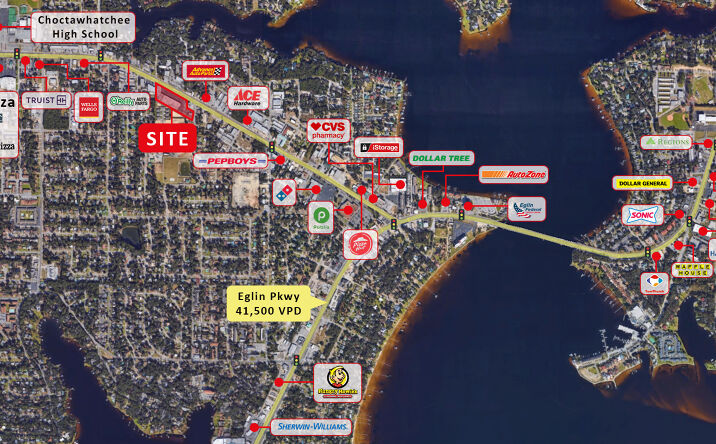 Pictures of Retail, Restaurant property located at 109 Racetrack Rd NE, Fort Walton Beach, FL 32547 for lease - image #1
