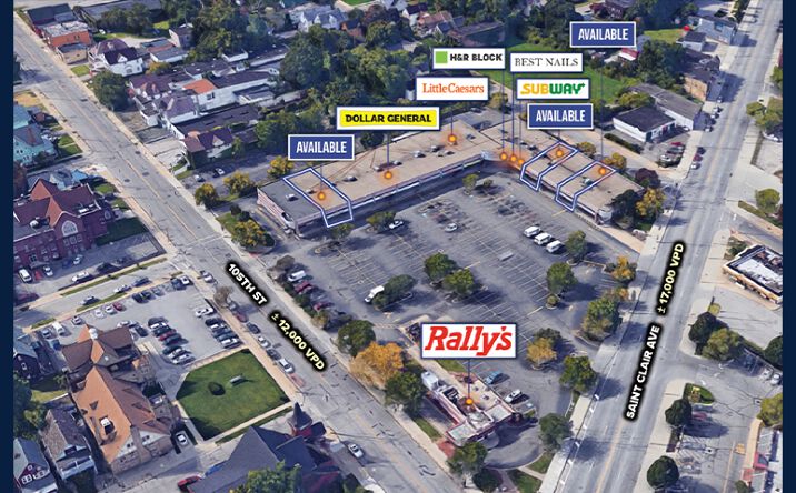 Pictures of Retail property located at 10340 St Clair Ave, Cleveland, OH 44108 for lease - image #1
