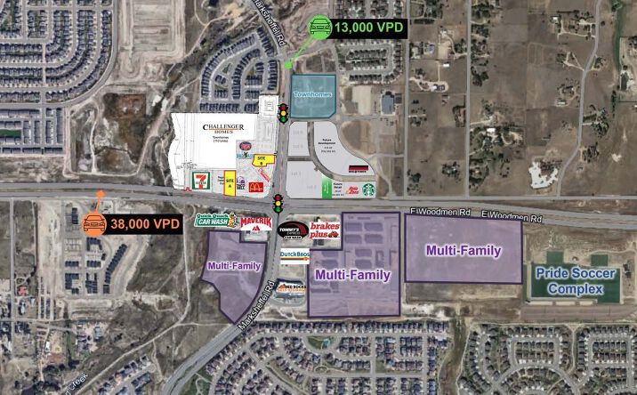 Pictures of Retail, Land property located at NWC E. Woodmen Rd & Marksheffel Rd, Colorado Springs, CO 80908 for lease - image #1
