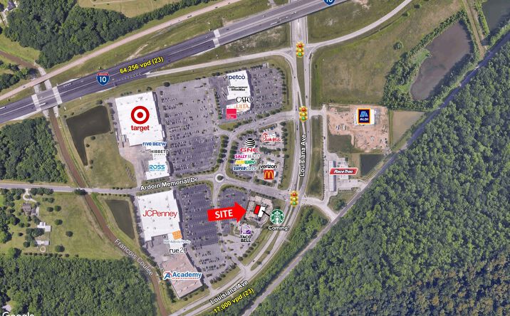 Pictures of Retail, Restaurant property located at 3105 Louisiana Ave, Lafayette, LA 70501 for lease - image #1