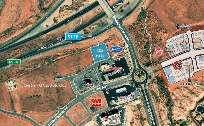 Pictures of Retail, Land, Restaurant property located at 1309 E Twin Rocks Cv, Washington, UT 84780 for lease - image #1