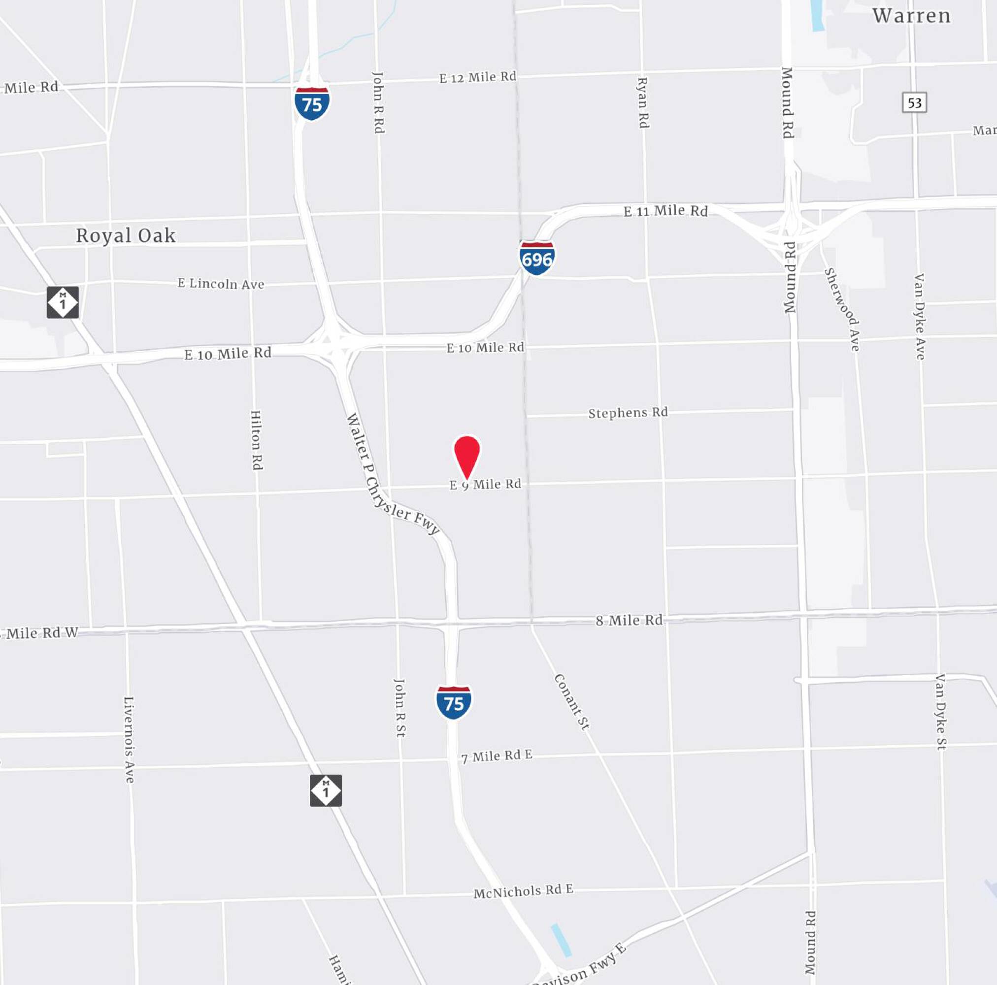 11421182 E Nine Mile Road, Hazel Park, MI 48030 Retail Space for