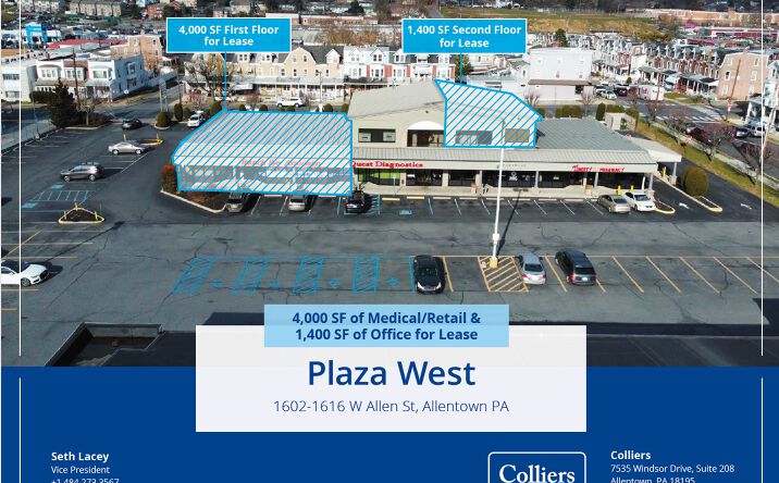 Pictures of Retail, Office property located at 1602 W Allen St, Allentown, PA 18102 for lease - image #1