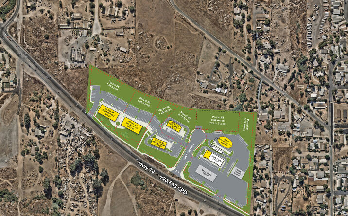 Pictures of Retail, Land property located at Hwy 74 and Dockery Lane, Perris, CA 92570 for lease - image #1