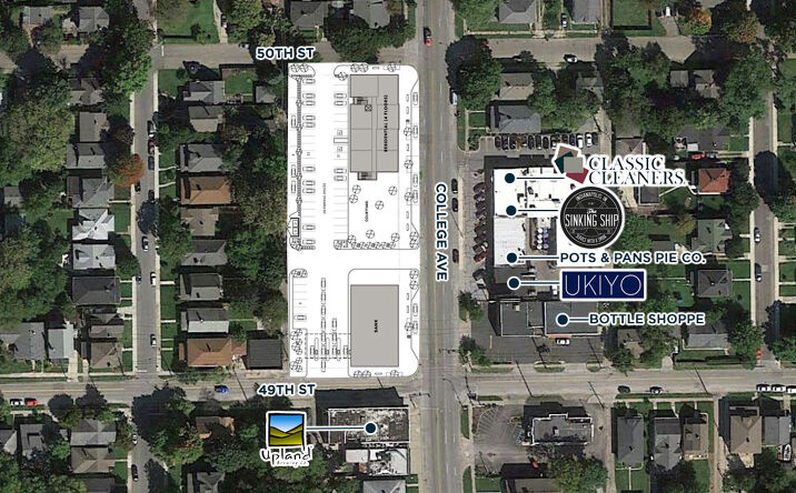 Pictures of Retail property located at 49th St & College (NWC), Indianapolis, IN 46205 for lease - image #1