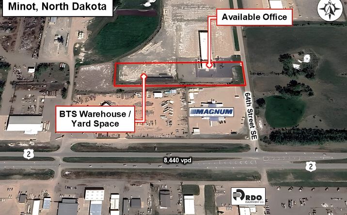 Pictures of Industrial property located at 520 64th St SE, Minot, ND 58701 for lease - image #1