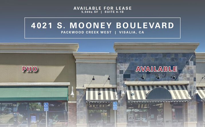 Pictures of Retail property located at 4021 S Mooney Blvd, Visalia, CA 93277 for lease - image #1