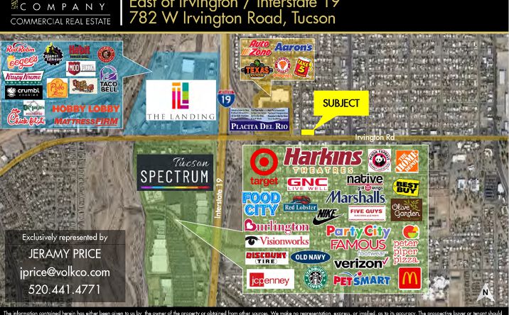 Pictures of Retail, Land property located at 782 W Irvington Rd, Tucson, AZ 85714 for sales - image #1