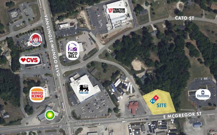 Pictures of Retail property located at 801 E McGregor St, Pageland, SC 29728 for lease - image #1
