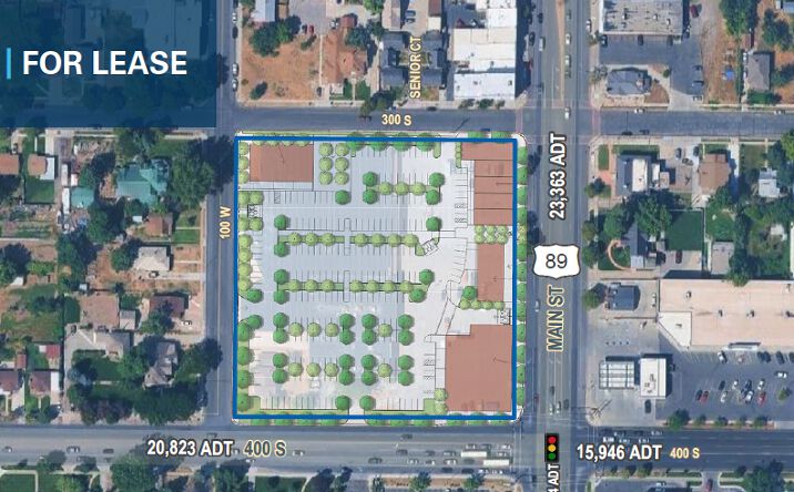 Pictures of Retail, Office, Restaurant property located at 350 S Main St, Springville, UT 84663 for lease - image #1