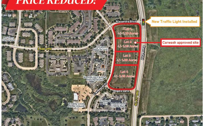Pictures of Retail, Land property located at 1501 Carlemont Dr, Crystal Lake, IL 60014 for lease - image #1