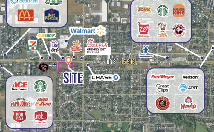Pictures of Retail, Land property located at W Baseline Street & S 1st Ave, Cornelius, OR 97116 for lease - image #1