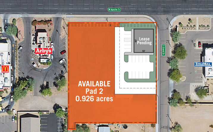 Pictures of Retail, Land, Restaurant property located at 2281 W Apache Trail, Apache Junction, AZ 85120 for sales - image #1