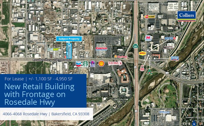 Pictures of Retail property located at 4066 Rosedale Hwy, Bakersfield, CA 93308 for lease - image #1