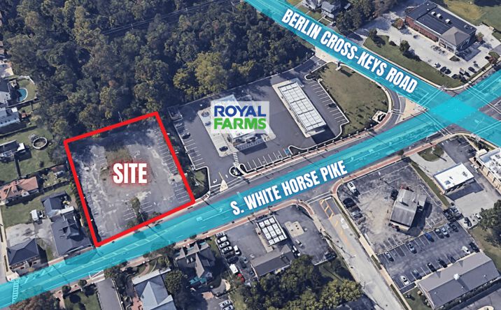 Pictures of Land property located at 50 S White Horse Pike, Berlin, NJ 08009 for lease - image #1