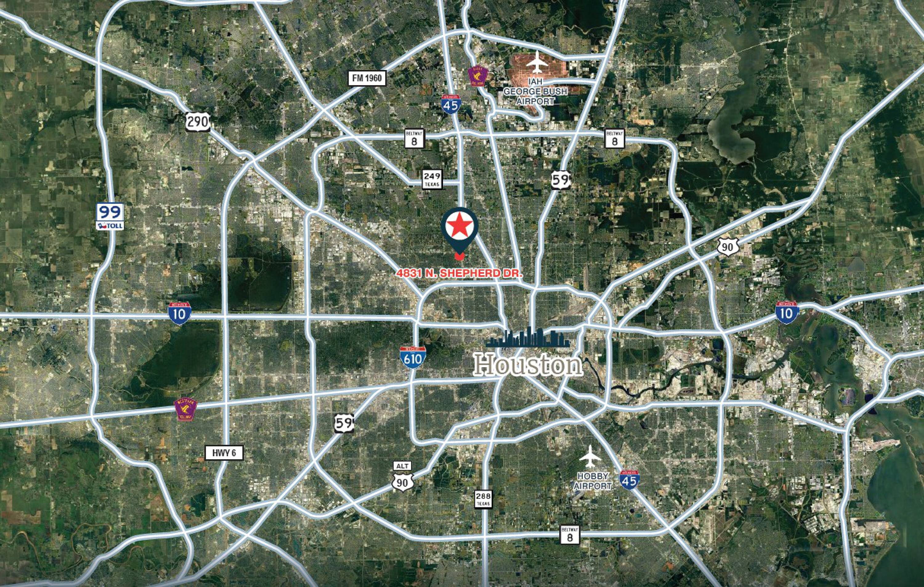 4831 N. Shepherd Drive, Houston, TX 77018