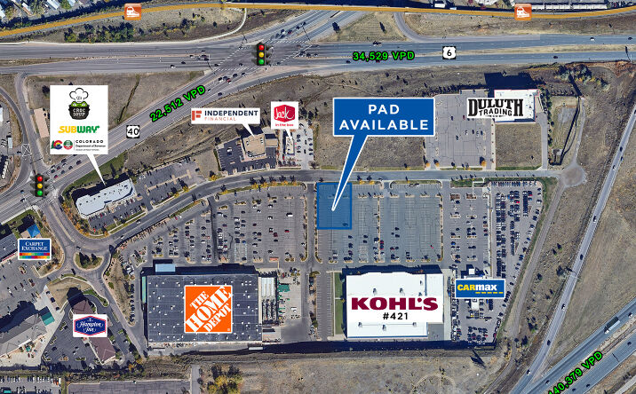 Pictures of Land property located at 16700 W Colfax Ave, Golden, CO 80401 for lease - image #1
