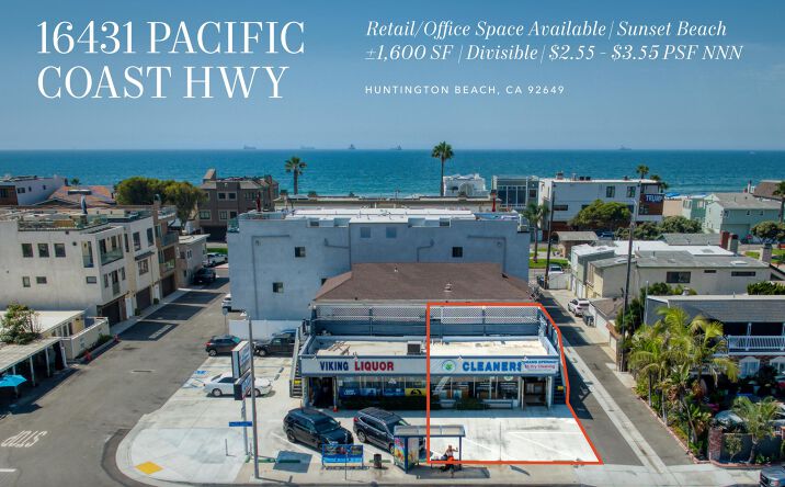 Pictures of Retail property located at 16431 Pacific Coast Hwy, Huntington Beach, CA 92649 for lease - image #1