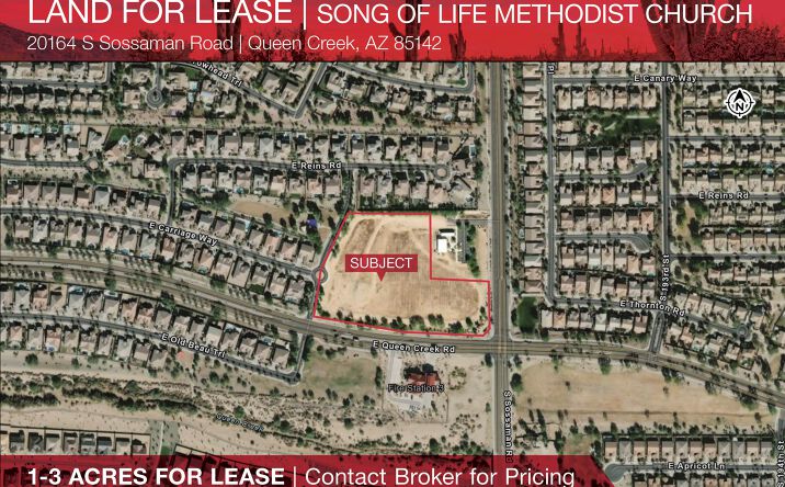 Pictures of Land property located at 20164 S Sossaman Rd, Queen Creek, AZ 85142 for lease - image #1