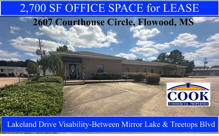 Pictures of Office property located at 2607 Courthouse Cir, Flowood, MS 39232 for lease - image #1
