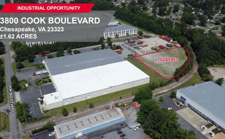 Pictures of Industrial, Land property located at 3800 Cook Blvd, Chesapeake, VA 23323 for lease - image #1