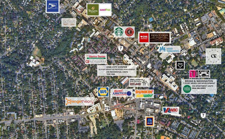 Pictures of Retail property located at 821 West Broad Street, Falls Church, VA 22046 for lease - image #1