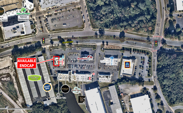 Pictures of Retail property located at 601 Volvo Pkwy, Chesapeake, VA 23320 for lease - image #1