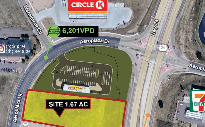 Pictures of Retail property located at Aeroplaza Dr & Powers Blvd, Colorado Springs, CO 80916 for lease - image #1