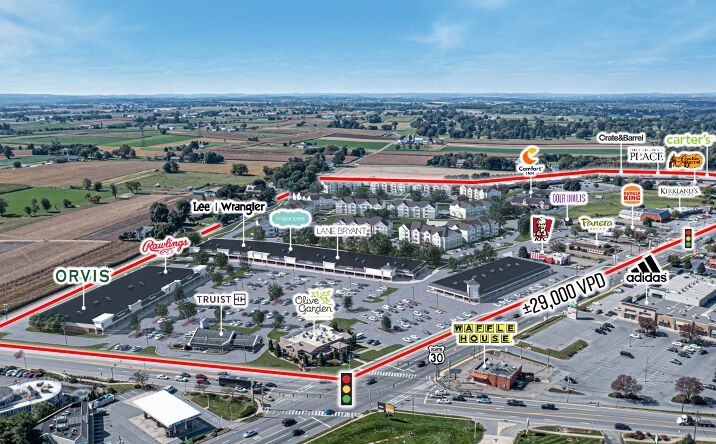 Pictures of Retail property located at 35 S Willowdale Dr, Lancaster, PA 17602 for lease - image #1