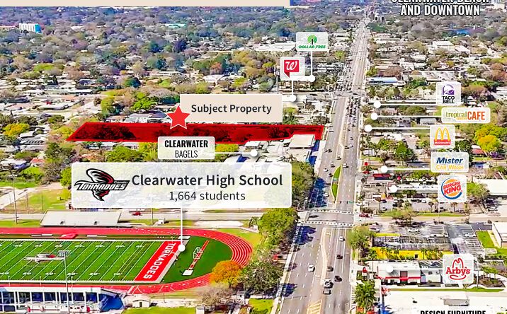 Pictures of Retail, Land property located at 1849 Gulf to Bay Blvd, Clearwater, FL 33765 for lease - image #1