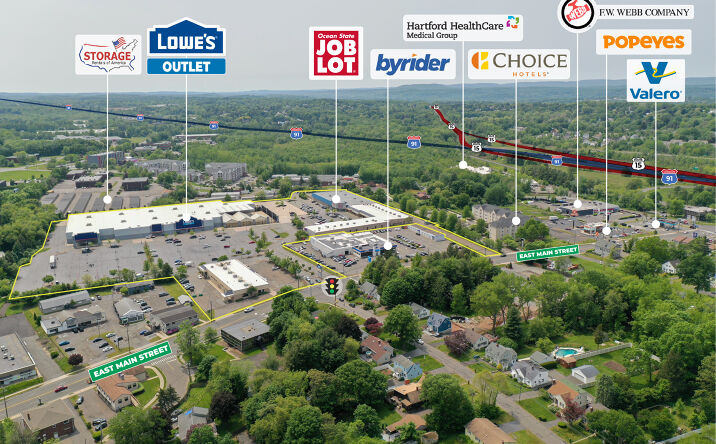 Pictures of Retail, Office, Restaurant property located at 1231 E Main St, Meriden, CT 06450 for lease - image #1