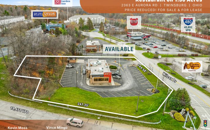 Pictures of Retail property located at 2363 E Aurora Rd, Twinsburg, OH 44087 for lease - image #1