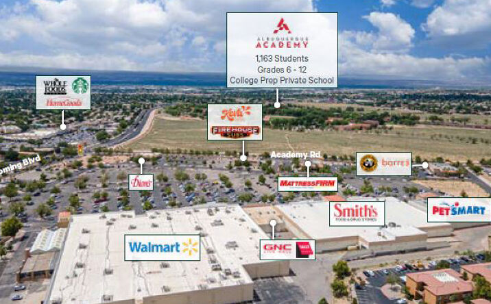 Pictures of Retail property located at 8030 Academy Rd NE, Albuquerque, NM 87111 for lease - image #1
