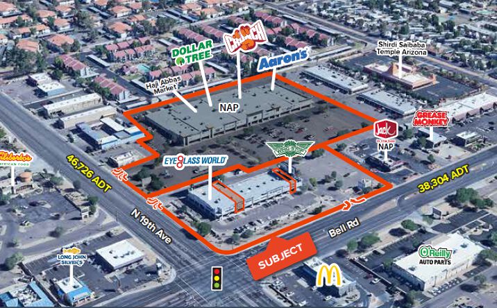 Pictures of Retail property located at Northeast Corner Bell Road & 19th Avenue, Phoenix, AZ 85023 for lease - image #1