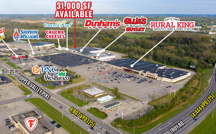Pictures of Retail property located at 1608 Upper Valley Pike, Springfield, OH 45504 for lease - image #1