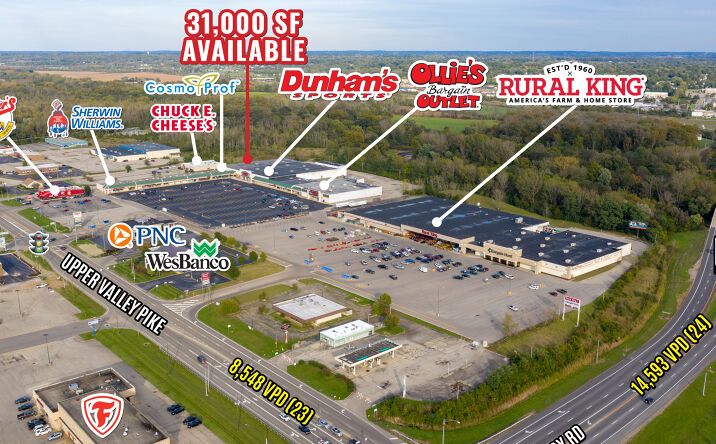 Pictures of Retail property located at 1608 Upper Valley Pike, Springfield, OH 45504 for lease - image #1