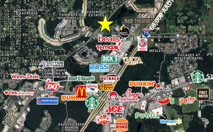 Pictures of Retail property located at Oakley Blvd & Old Pasco Rd, Wesley Chapel, FL 33544 for lease - image #1