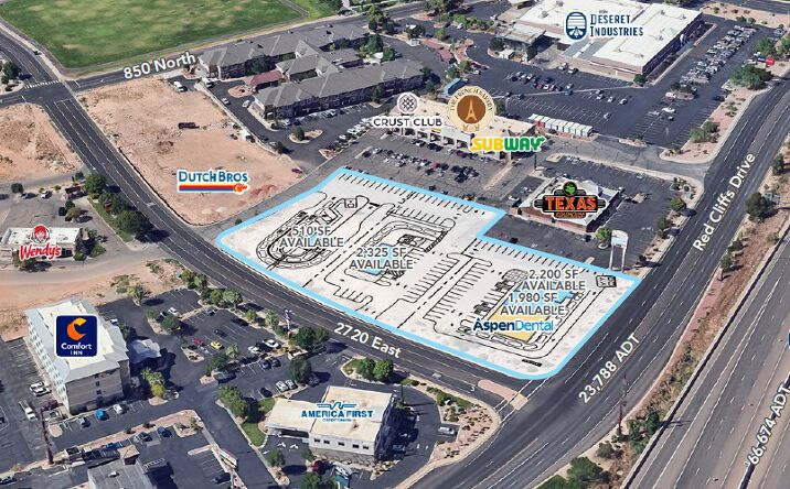 Pictures of Retail, Land property located at 965 N 2720 E, St. George, UT 84790 for lease - image #1
