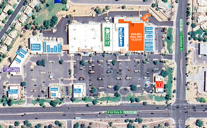 Pictures of Retail property located at 857 N Val Vista Dr, Gilbert, AZ 85234 for lease - image #1