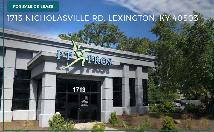 Pictures of Retail, Office, Restaurant property located at 1713 Nicholasville Rd, Lexington, KY 40503 for lease - image #1