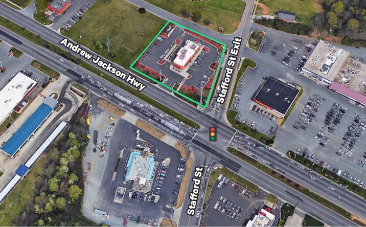 Pictures of Retail property located at 1302 W Roosevelt Blvd, Monroe, NC 28110 for lease - image #1