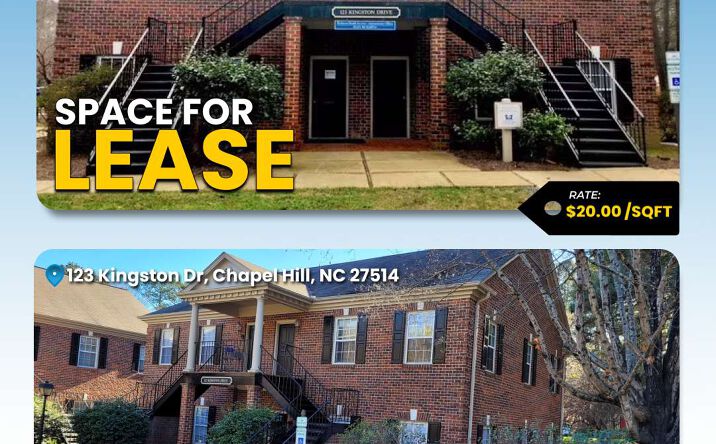 Pictures of Office property located at 123 Kingston Dr, Chapel Hill, NC 27514 for lease - image #1
