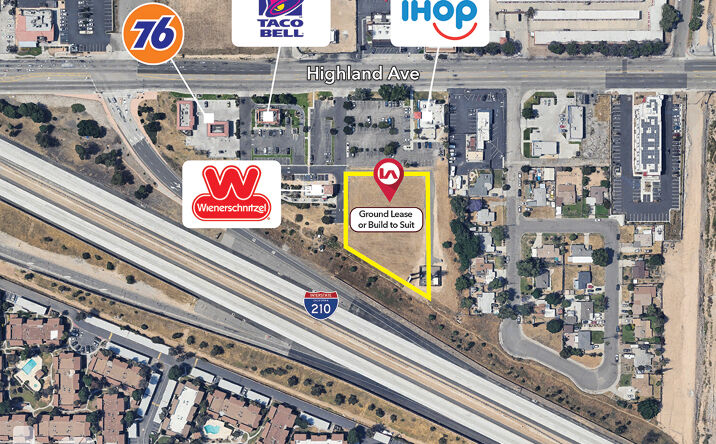Pictures of Land property located at 2505 Highland Ave, Highland, CA 92346 for lease - image #1