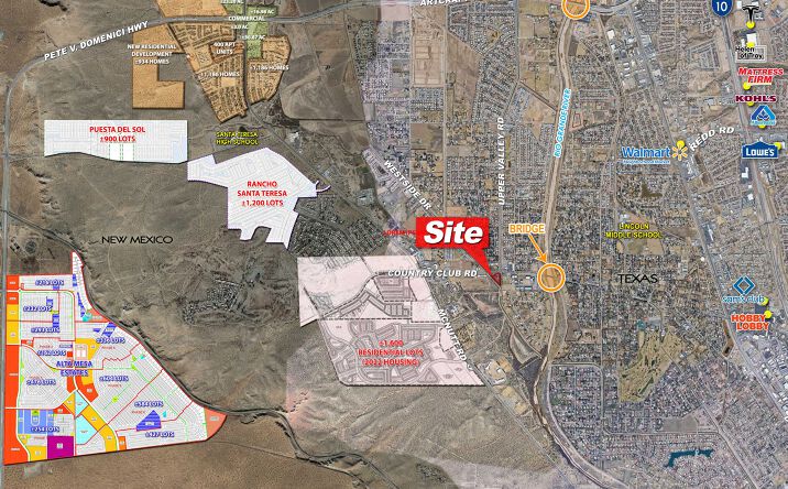 Pictures of Land property located at 1090 Country Club Rd, Santa Teresa, NM 88008 for lease - image #1