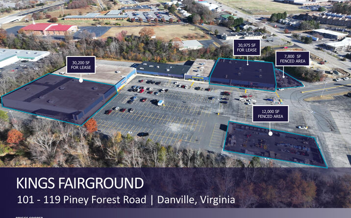 Pictures of Retail property located at 101 /119 Piney Forest Rd, Danville, VA 24540 for lease - image #1