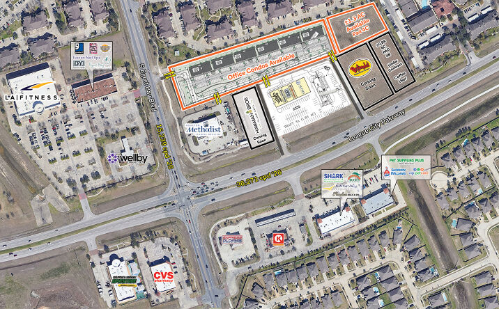 Pictures of Land, Retail property located at 1310 E League City Pkwy, League City, TX 77573 for lease - image #1
