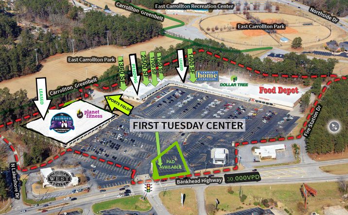 Pictures of Retail, Land property located at 1004 Bankhead Hwy, Carrollton, GA 30117 for lease - image #1