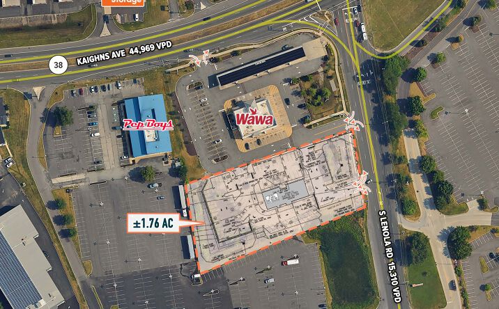 Pictures of Land property located at 600 Route 38, Cherry Hill Township, NJ 08052 for sales - image #1
