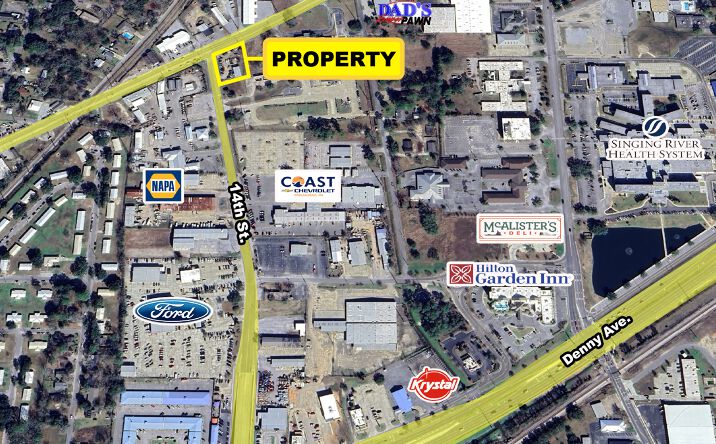 Pictures of Retail property located at 4029 14th St, Pascagoula, MS 39567 for lease - image #1
