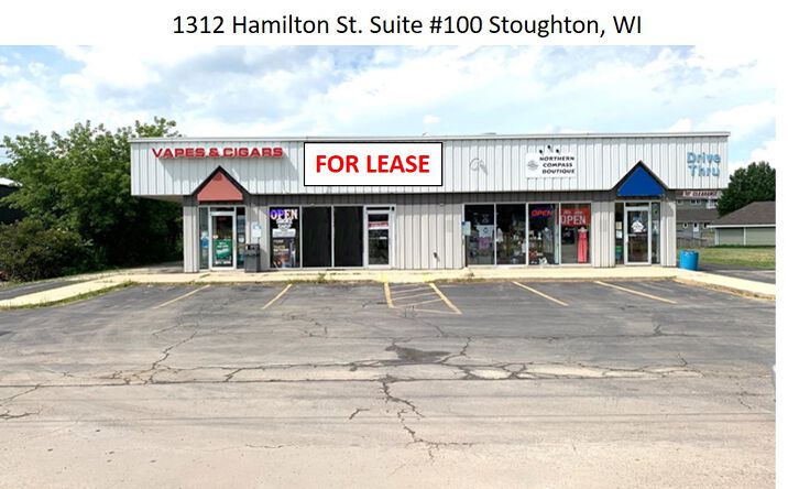 Pictures of Retail property located at 1312 Hamilton St, Stoughton, WI 53589 for lease - image #1